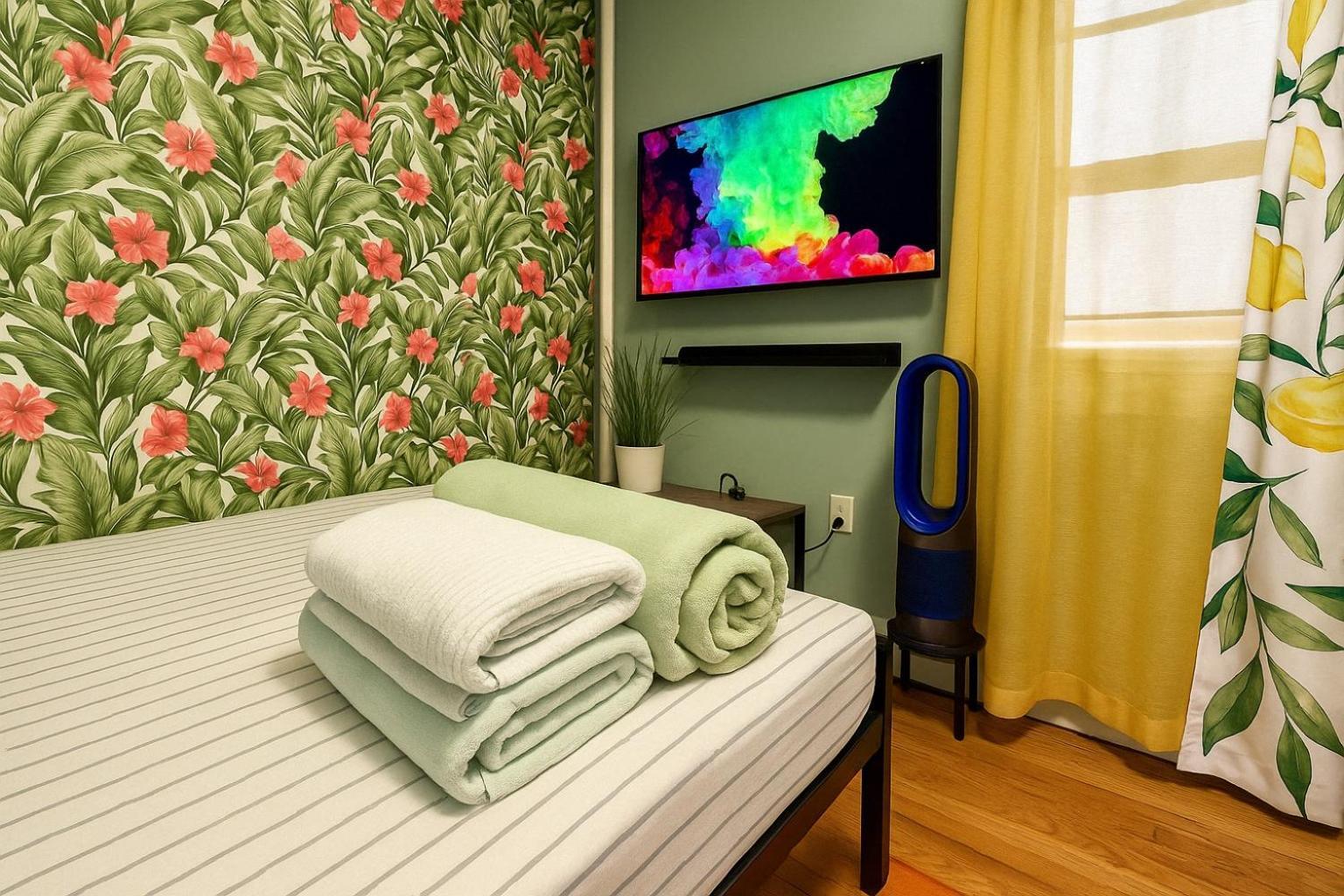 Apartamento Tropical Comfort In Harlem Cozy With Snacks & Style